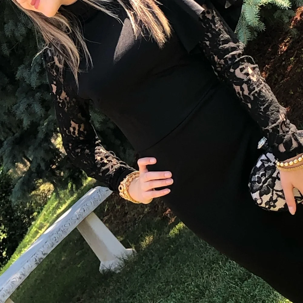 Black evening dress - Picture 2 of 5